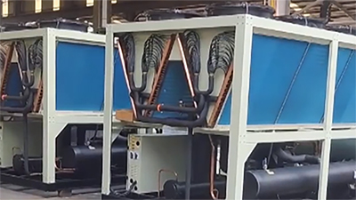 Low Temperature Air Source Heat Pump with Screw Compressor